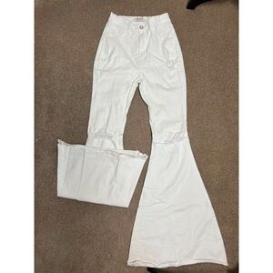 White Flared Jeans